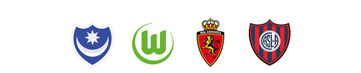 Portsmouth - Wolfsburg - Zaragoza - San Lorenzo
